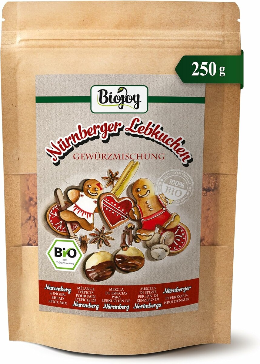Biojoy BIO przyprawa do piernika norymberskiego 250 g – mieszanka korzenna
