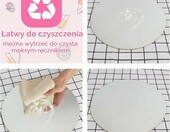 Wenburg podkładki pod tort okrągłe 4 szt., 3 mm, złote i srebrne – zdjęcie 5