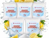 Malinowe kwasek cytrynowy spożywczy E330 – 5 × 1 kg – zdjęcie 1