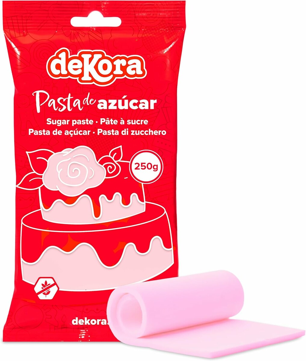 dekora masa cukrowa beżowa 250 g – fondant do tortów i dekoracji