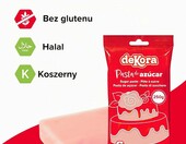 dekora masa cukrowa beżowa 250 g – fondant do tortów i dekoracji – zdjęcie 2