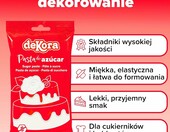 dekora masa cukrowa beżowa 250 g – fondant do tortów i dekoracji – zdjęcie 5