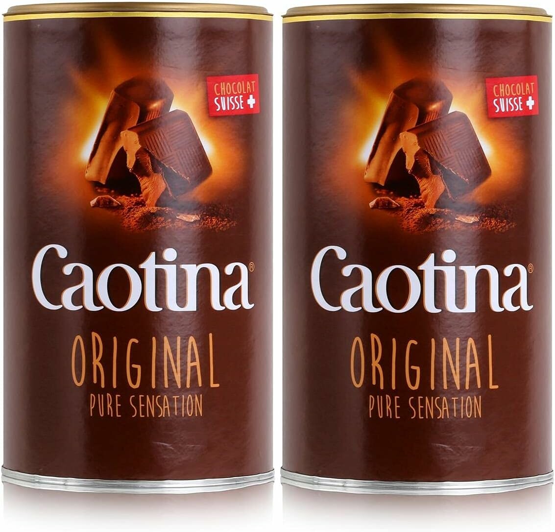 Caotina Original czekolada do picia 2 x 500 g – napój kakaowy w proszku