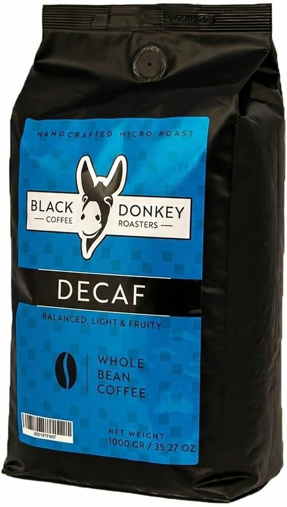 Black Donkey kawa bezkofeinowa ziarnista 1 kg – średnio palona