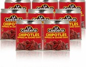 La Costeña Chipotle Chili w sosie adobo – 8 puszek po 199 g – zdjęcie 1