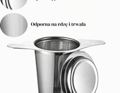UNIDEAL zaparzacz do herbaty ze stali nierdzewnej – 2 sitka z pokrywką – zdjęcie 2