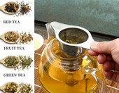UNIDEAL zaparzacz do herbaty ze stali nierdzewnej – 2 sitka z pokrywką – zdjęcie 5