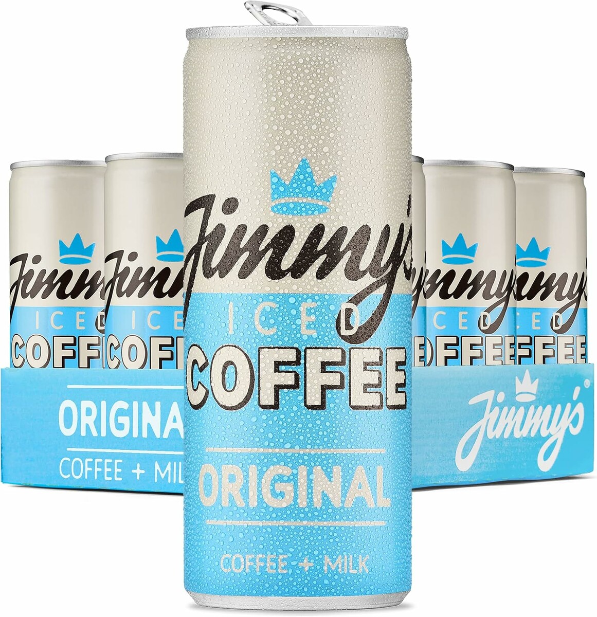 Jimmy's Iced Coffee Original – napój kawowy w puszkach, 12 x 250 ml
