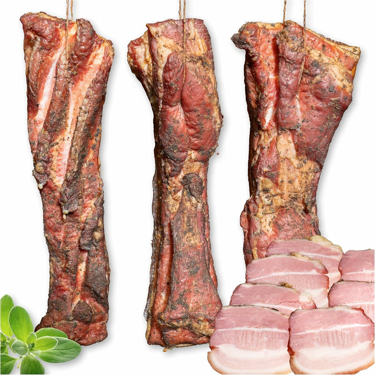 Bastion Smaku – boczek wędzony swojski tradycyjny, 400 g