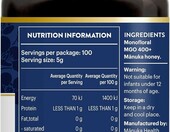 Manuka Health MGO 400+ miód Manuka z Nowej Zelandii, 500 g – zdjęcie 2