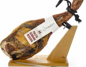Jamonprive Szynka Serrano Reserve łopatka 4–4,5 kg częściowo bez kości + stojak – zdjęcie 1