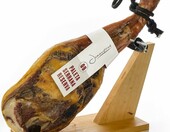 Jamonprive Szynka Serrano Reserve łopatka 4–4,5 kg częściowo bez kości + stojak – zdjęcie 2