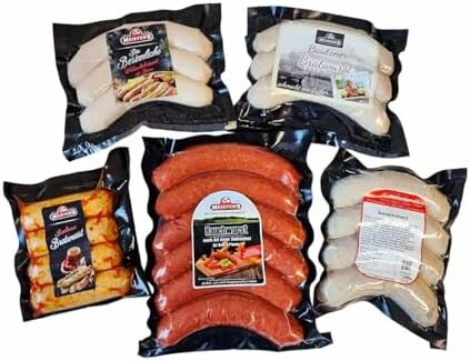 MEISTER'S Zestaw kiełbas do grillowania Bautzner – 5 kiełbas wędzonych, 1,8 kg