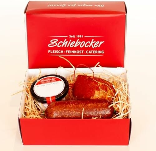 MEISTER'S zestaw wędlin z Górnych Łużyc – salami, szynka i mettwurst w słoiku, 750 g