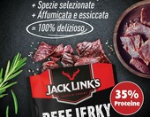 Jack Link's Beef Jerky Original 12 × 60 g – suszona wołowina, przekąska proteinowa – zdjęcie 4
