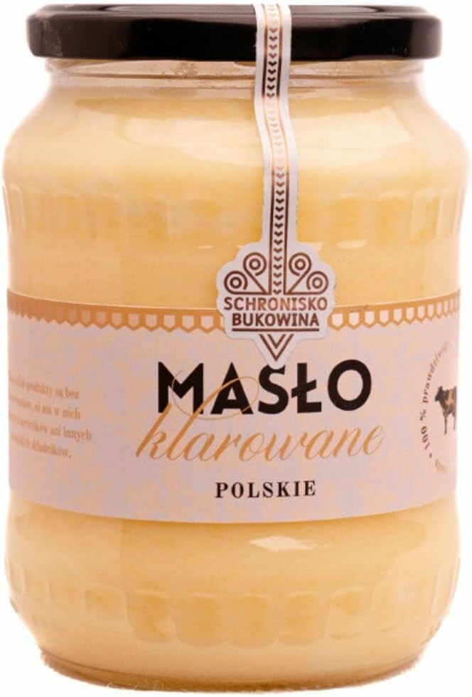Schronisko Bukowina masło klarowane ghee, 700 ml (630 g)