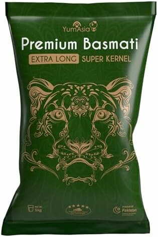 Yum Asia Super Kernel ryż basmati 5 kg – bardzo długoziarnisty