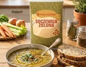 Malinowe soczewica zielona 1 kg – suszone nasiona roślin strączkowych – zdjęcie 5