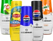 SodaStream zestaw 5 syropów 440 ml – 7UP, Pepsi, Mirinda, Pepsi Max, Lipton Ice Tea – zdjęcie 1