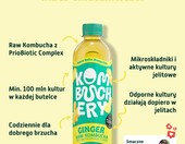 KOMBUCHERY surowa kombucha imbirowa EKO 24 x 400 ml – niepasteryzowana – zdjęcie 5