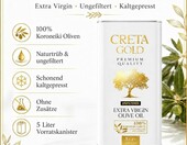Creta Gold oliwa z oliwek extra virgin 5 l – niefiltrowana, z Krety, puszka – zdjęcie 2