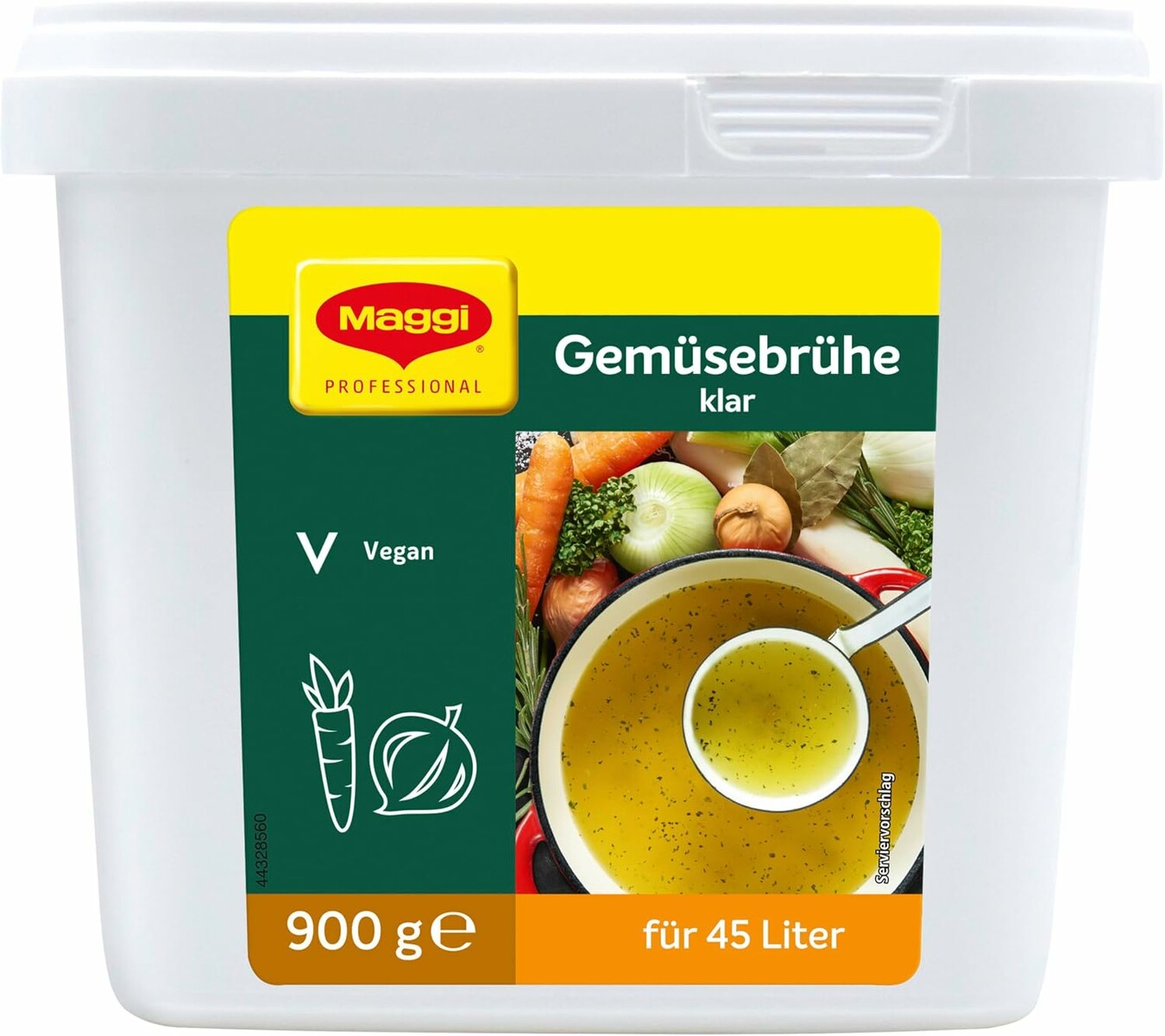 Maggi Professional bulion warzywny w proszku 900 g – wegański, na 45 l