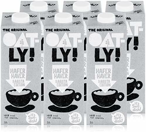 Oatly Barista Edition napój owsiany 6 x 1 l – roślinny zamiennik mleka do kawy