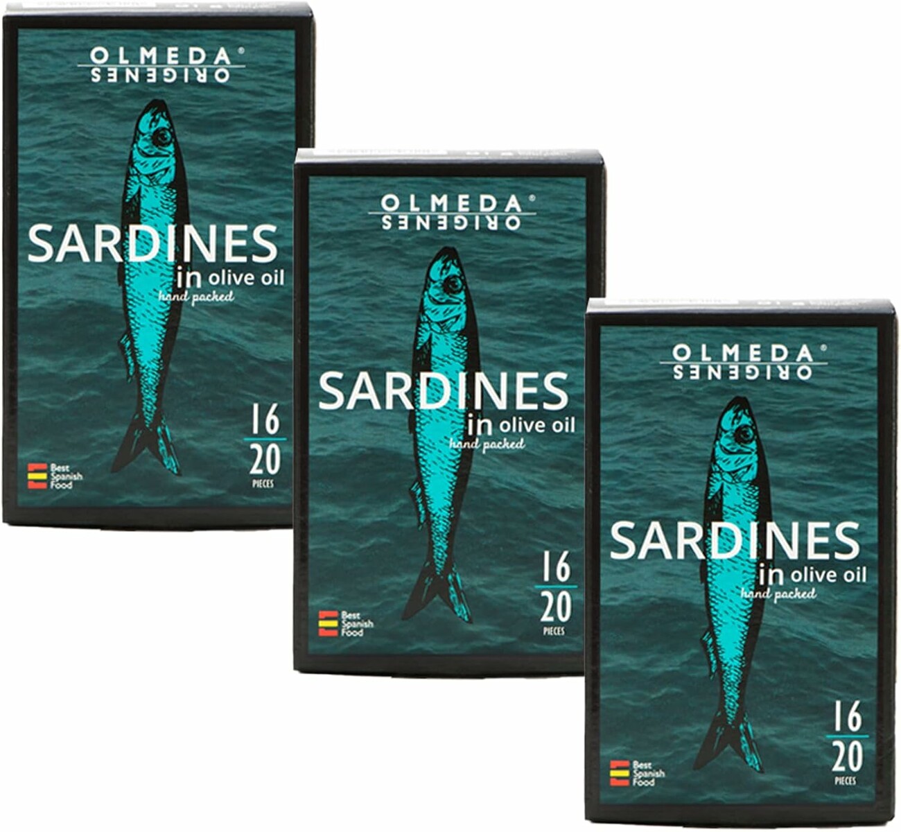 Olmeda Orígenes sardynki w oliwie z oliwek 3 x 115 g – konserwa z Hiszpanii