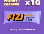 FIZI wegańskie batony czekoladowe orzech ziemny i karmel 10 x 45 g – zdjęcie 2