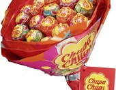 Chupa Chups Lolli Flower – bukiet 19 lizaków owocowych – zdjęcie 1