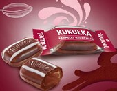 Wawel Kukułka 1 kg – karmelki nadziewane nadzieniem kakaowym – zdjęcie 4