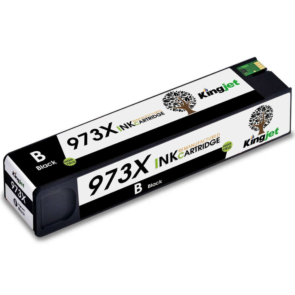 Czarny tusz do drukarek HP zgodny z KingJet 973X