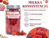 Wonkandy żelki o smaku czerwonych owoców 1,2 kg – miękkie żelki w pojemniku – zdjęcie 5