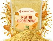 Malinowe płatki drożdżowe nieaktywne 1 kg – drożdże odżywcze – zdjęcie 1