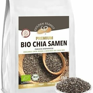 Golden Peanut nasiona chia bio 2 kg (2 x 1 kg) – szałwia hiszpańska