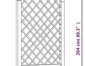 Drewniana pergola z donicą vidaXL (stan nowy) – zdjęcie 2