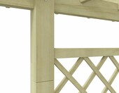 Drewniana pergola z donicą vidaXL (stan nowy) – zdjęcie 3