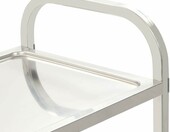 vidaXL 50917 – 5-poziomowy wózek kelnerski ze stali nierdzewnej 107 x 55 x 147 cm – zdjęcie 3