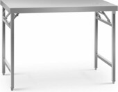 Royal Catering RCAT-120/60KE – składany stół roboczy ze stali nierdzewnej 120 x 60 cm – zdjęcie 1