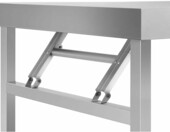 Royal Catering RCAT-120/60KE – składany stół roboczy ze stali nierdzewnej 120 x 60 cm – zdjęcie 2