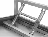 Royal Catering RCAT-120/60KE – składany stół roboczy ze stali nierdzewnej 120 x 60 cm – zdjęcie 4