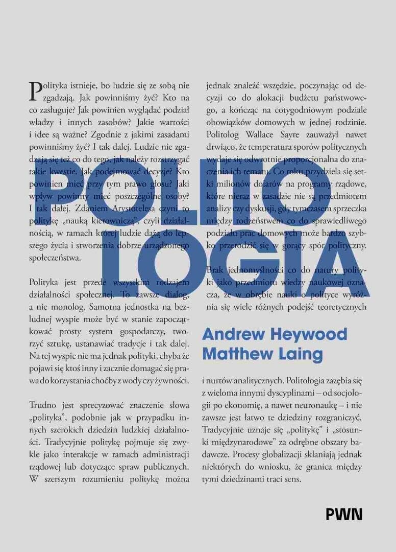 Wydawnictwo Naukowe PWN – „Politologia” (stan nowy)