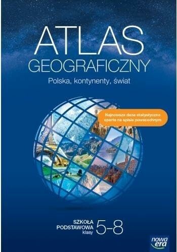 Polska, kontynenty, – atlas geograficzny Era (stan nowy)