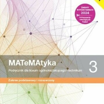 Podręcznik do matematyki MATeMAtyka 3 Era (stan nowy)
