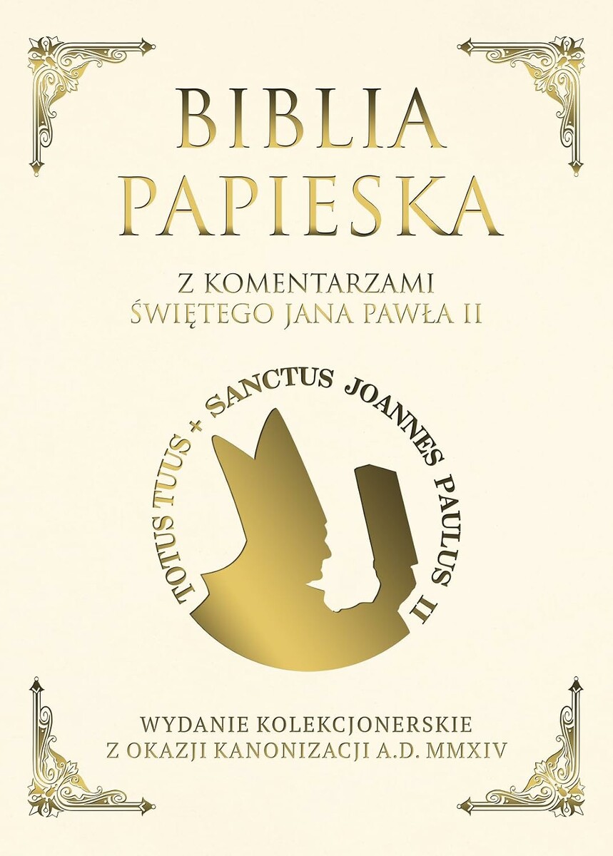 Wydanie kolekcjonerskie Biblia Papieska (stan nowy)