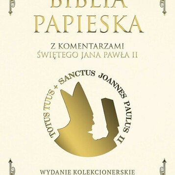Wydanie kolekcjonerskie Biblia Papieska (stan nowy)