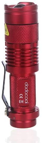 Latarka LED Dodocool XML-T6 300 lumenów czerwona