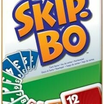 Mattel Games Skip-Bo 52370 – rodzinna gra karciana dla 2-6 graczy, od 7 lat