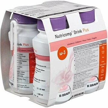 Plus truskawkowy 24 B. Braun Nutricomp Drink (stan nowy)