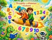 Ćwiczenia z alfabetem Piszę, liczę, czytam (stan nowy) – zdjęcie 1